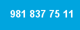 981 837 75 11